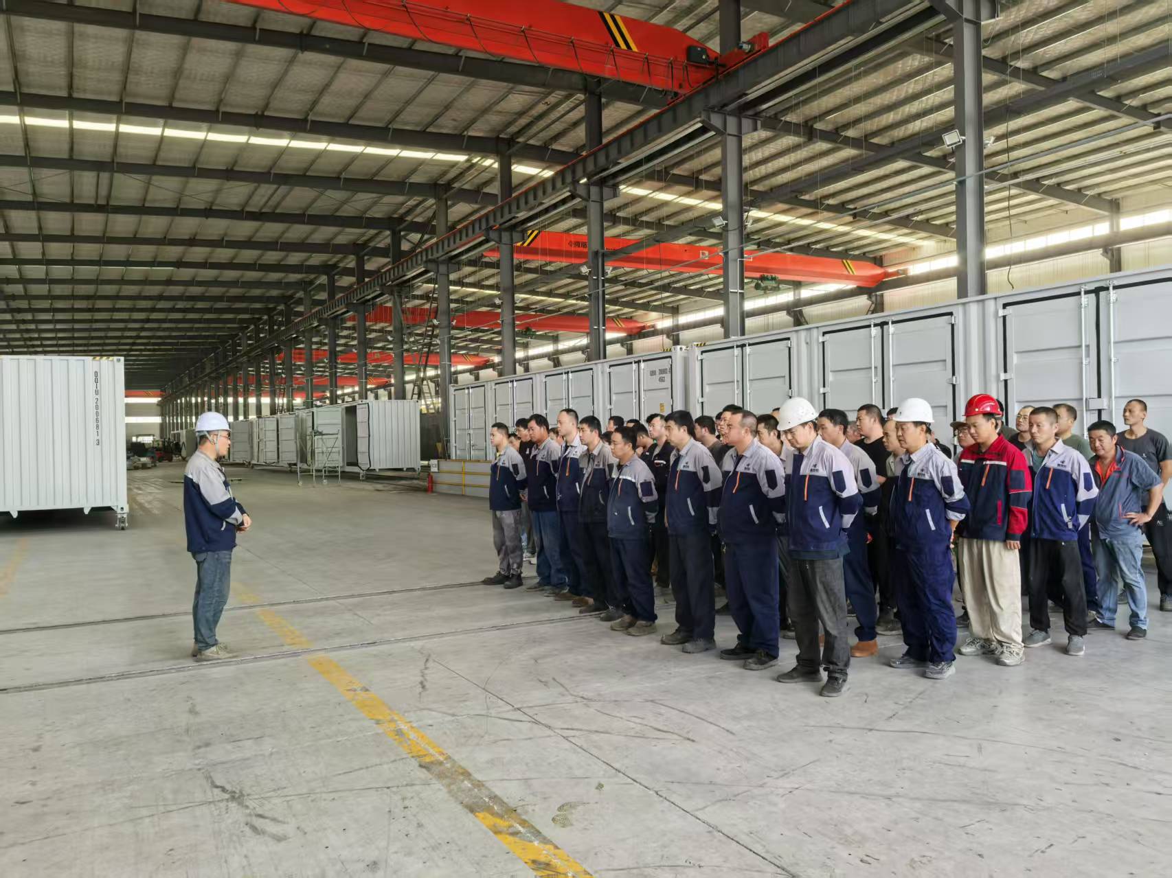 Conducting Safety Operation Training for Workshop Employees