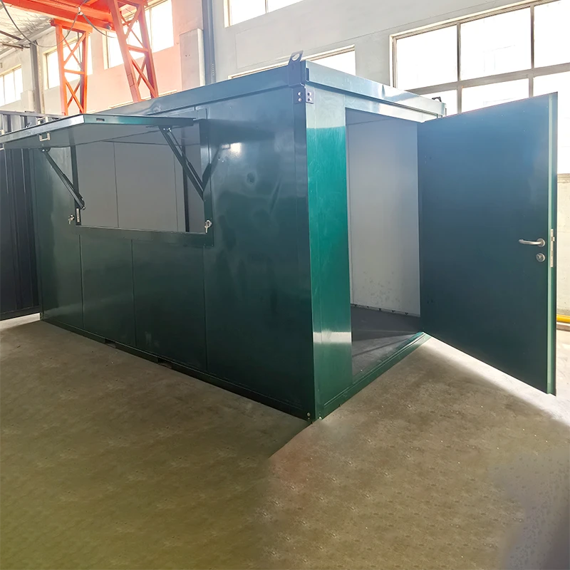 Flat Pack Container Kiosk