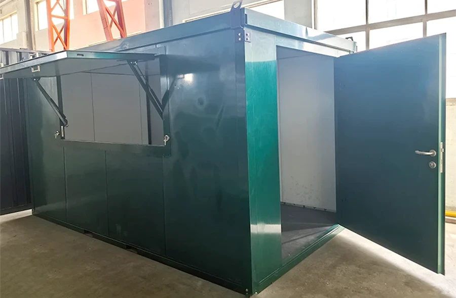 Flat Pack Container Kiosk