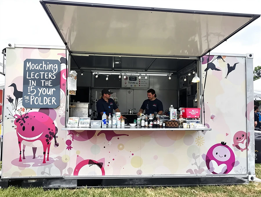 Flat Pack Container Kiosk